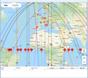 coronavirus astrocartography planet sums