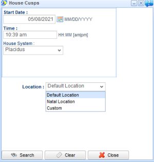house cusps elections form