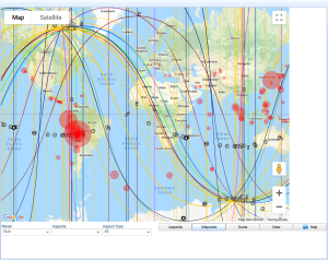 earthquakes midpoints astrology