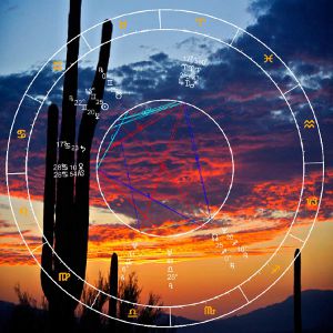 nature desert sunset