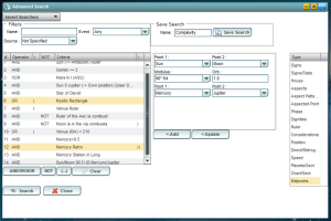 advanced search charts